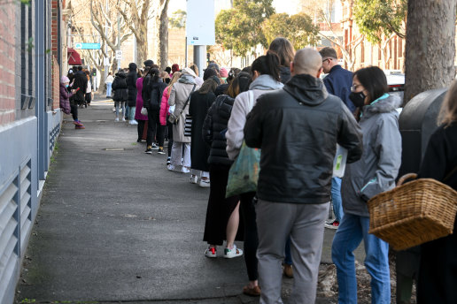 Gateau gourmands queued from 7.30am outside Beatrix Bakes.