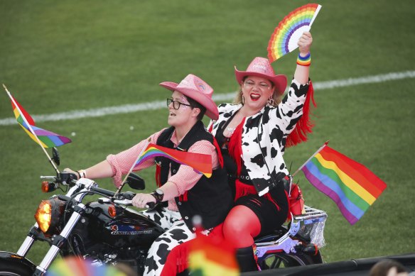 Dykes on Bikes are opposed to excluding trans women from a planned lesbian event.