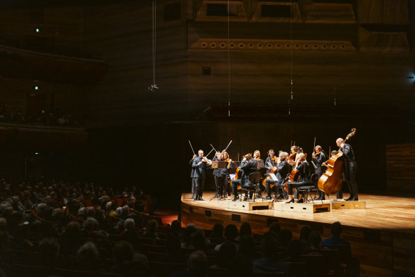 ACO perform Dvorak’s Serenade at Hamer Hall. 