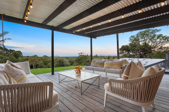 The Byron Bay hinterland property sold by Fiona Toltz Gower and Joren Gower.