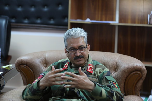 General Mir Kohistani on the things left behind by the US: “When you say 3.5 million items, it is every small item, like every phone, every door knob, every window in every barracks, every door in every barracks.”