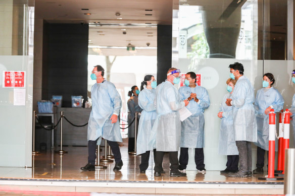 The report recommended improvements to PPE training among hotel quarantine staff.