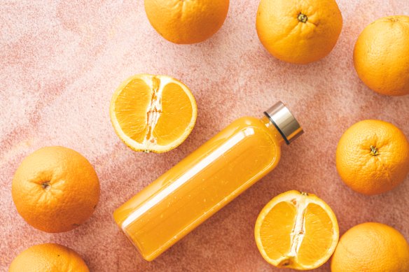 Fruit juice contains minerals and vitamins but not the fibre that is so beneficial to good health.