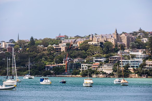 The view from Club Rose Bay. 