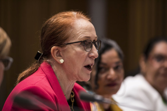 Human Rights Commissioner Professor Rosalind Croucher, pictured in 2018.