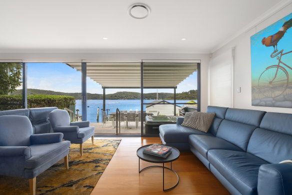 The Wagstaffe house being sold on behalf of John Cornish has a private jetty and a boatshed.