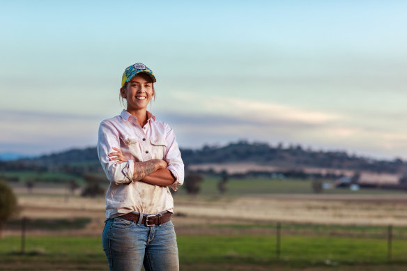 Jo Treasure hopes to become partners with her parents on their family farm.