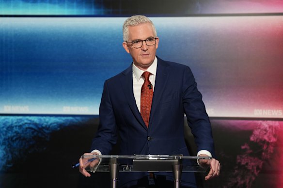 Moderator David Speers.