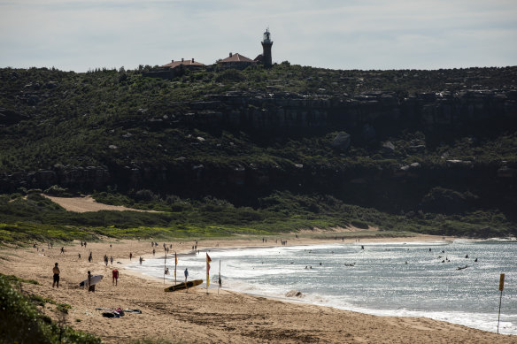 Locals say people have arrived in "droves" to stay at holiday homes at Palm Beach.