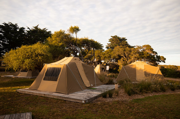 Point Nepean Discovery Tents.
