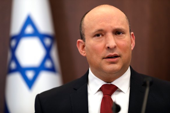 Israeli Prime Minister Naftali Bennett.