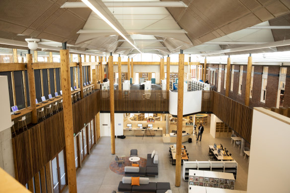The new Marrickville Library at Patyegarang Place.