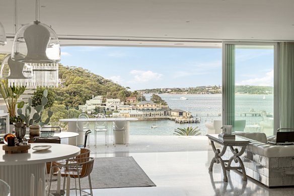 Svetlana Kestelman’s Mosman mansion has a price guide of $12.75 million to $14 million. 