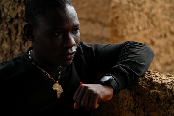 Prosper, 17, hopes to make a living out of mining for gold in Ghana.