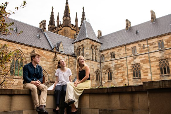 About 70 per cent of the students from St John’s College come from the country.