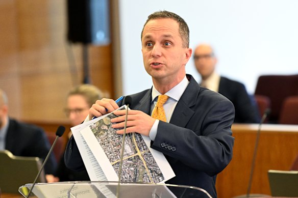 Senior counsel assisting the inquiry, Edward Gisonda, addressed claims of intimidation at the Toombul Shopping Centre site.