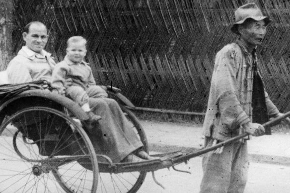 Young Peter Weiniger in Shanghai during the 1940s.