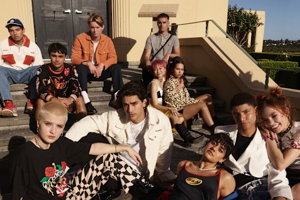 The cast of Netflix’s upcoming Heartbreak High reboot.