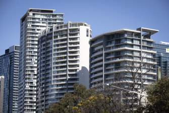 Apartment buildings in Chatswood. Planning Minister Rob Stokes says Sydney's changing demographics require "an increase in variety, not just an increase in volume" in housing.