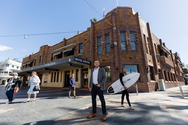 Sam Arnaout has built an empire of pubs, including the Hotel Steyne in Manly.