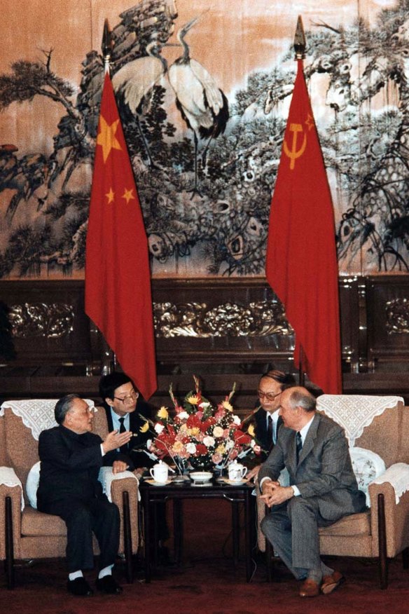 “This man looks smart but he is actually stupid,” said Deng after meeting Russian leader Mikhail Gorbachev in 1989.