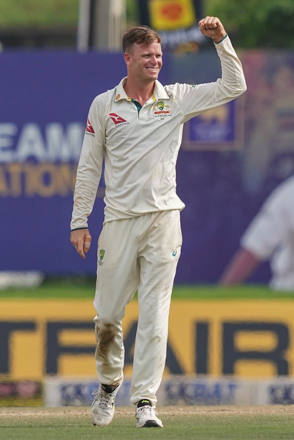 Matthew Kuhnemann spun Australia to an emphatic Test-match win in Galle.