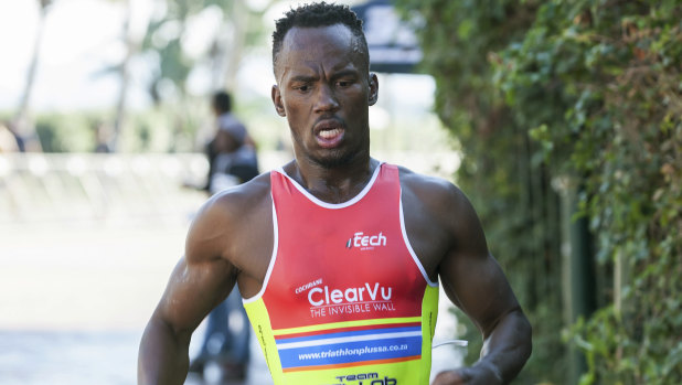 Triathlete Mhlengi Gwala was attacked by chainsaw-wielding assailants during a training ride.