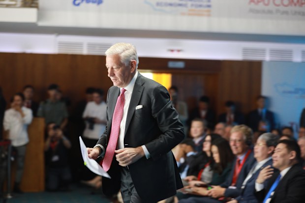 Rio Tinto chairman Dominic Barton talks up copper and Mongolian mine at ...