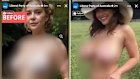 Two of the Liberal Party’s Facebook stories mid-hack.