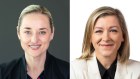 Lauren Mills (left) and Lucy Poole of the Digital Transformation Agency.