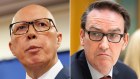 Opposition leader Peter Dutton and Steven Kennedy.