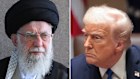 Iranian Supreme Leader Ayatollah Ali Khamenei, and US President Donald Trump.