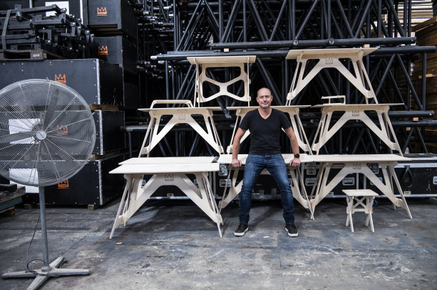 Quick change artists Stage company pivots from pop up stages to