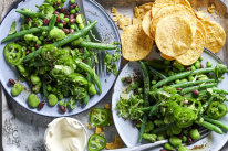 Mexican spring bean salad.