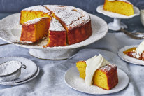 Adam Liaw’s orange, almond and olive oil cake.