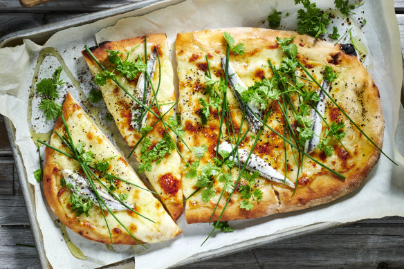 If you can’t find chervil to top your pizza, try parsley or basil instead.