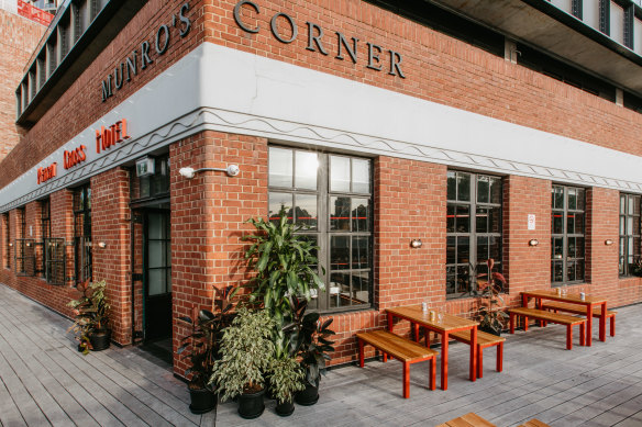 Gather a group for sunset snacks on the terrace overlooking Queen Vic Market.