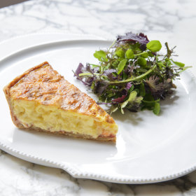 Smoked alpine trout frittata. 