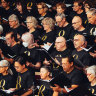 I joined 1000 people to sing in a choir at the Opera House and it was euphoric