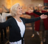 Age no barre as seniors reach out at ballet class