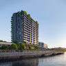 Industry Corp has applied to build a 14-storey tower at the mouth of Breakfast Creek.