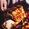 Freeze foods like lasagne in portions for when you're home alone and hungry.