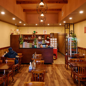 Inside the Burwood eatery.