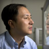 He Jiankui at a laboratory in Shenzhen, China.