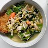 You can feel this vegie-packed chicken soup doing you good.