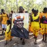Remembering and Honouring Yunupingu ceremony. Garma, August 4, 2023. Photo: Rhett Wyman / SMH