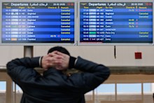Flights routed via the Middle East have been thrown into chaos.