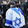 ‘We are French’: Huge rally in Paris against soaring antisemitism amid Israel-Hamas war