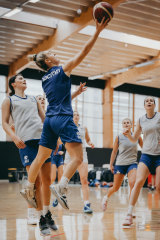 Australian Opals guard Steph Reid at training camp.