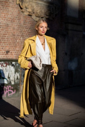 Fashion blogger Leonie Hanne on the streets of Copenhagen.